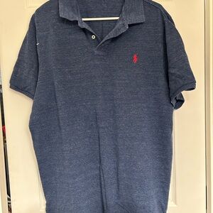 Polo Ralph Lauren Classic For Polo Shirt Heathered Navy Blue
